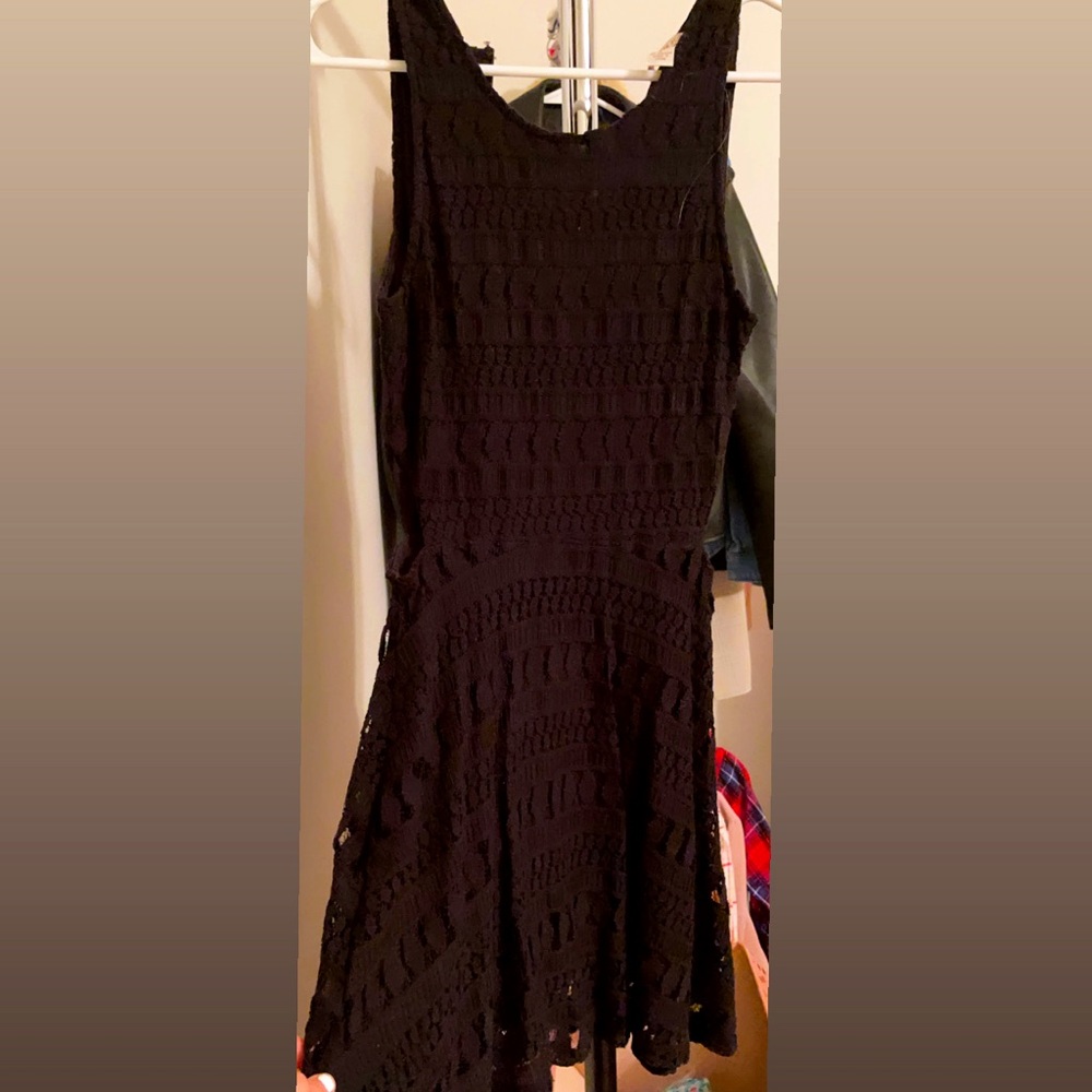 Forever21 thick lace fitted-waist dress